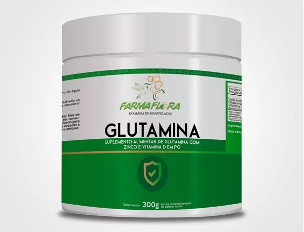 Glutamina 5000mg em Pó 300g