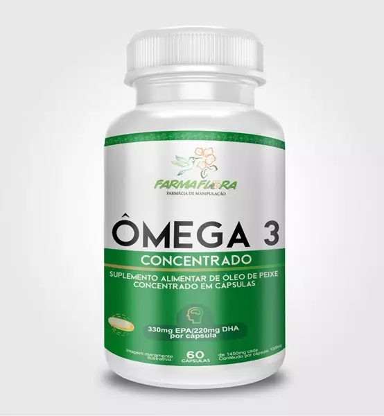 Ômega 3 Concentrado 60 Cápsulas