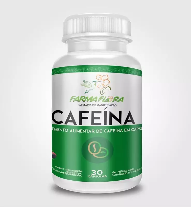 Cafeína 200mg 30 Cápsulas