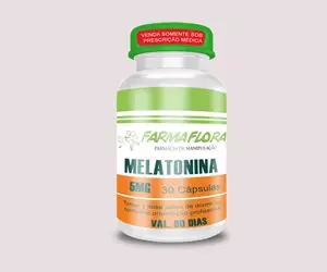 Melatonina 5mg 30 Cápsulas 