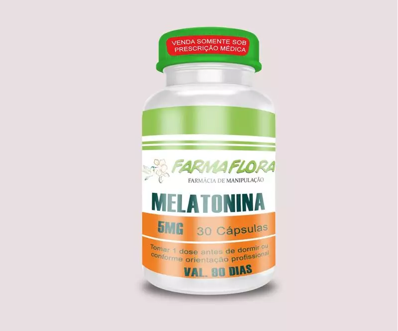 Melatonina 5mg 30 Cápsulas 