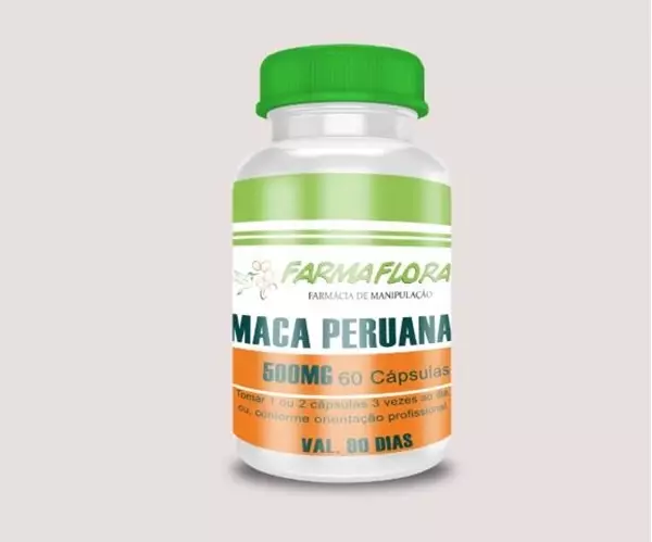 Maca Peruana 500mg em Cápsulas