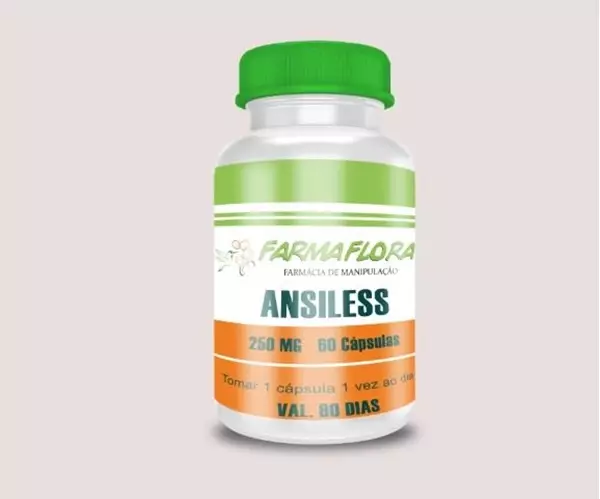 Ansiless 250mg 60 Cápsulas