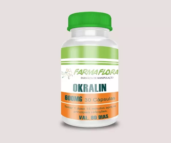 Okralin 600mg 30 Cápsulas