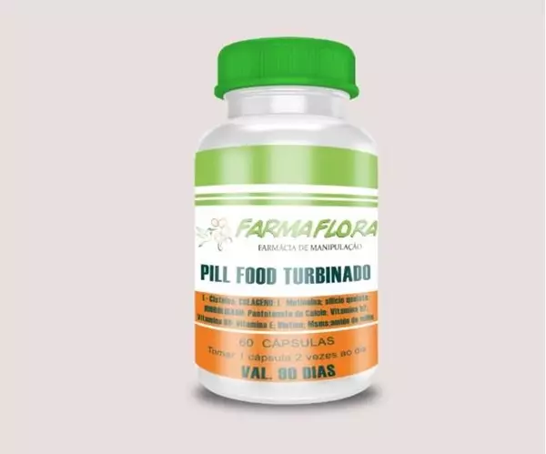Pill Food Turbinado em Cápsulas