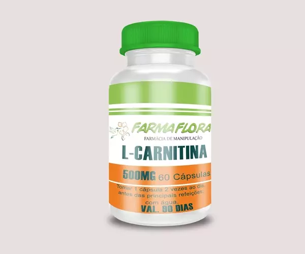 L-Carnitina 500mg 60 Cápsulas