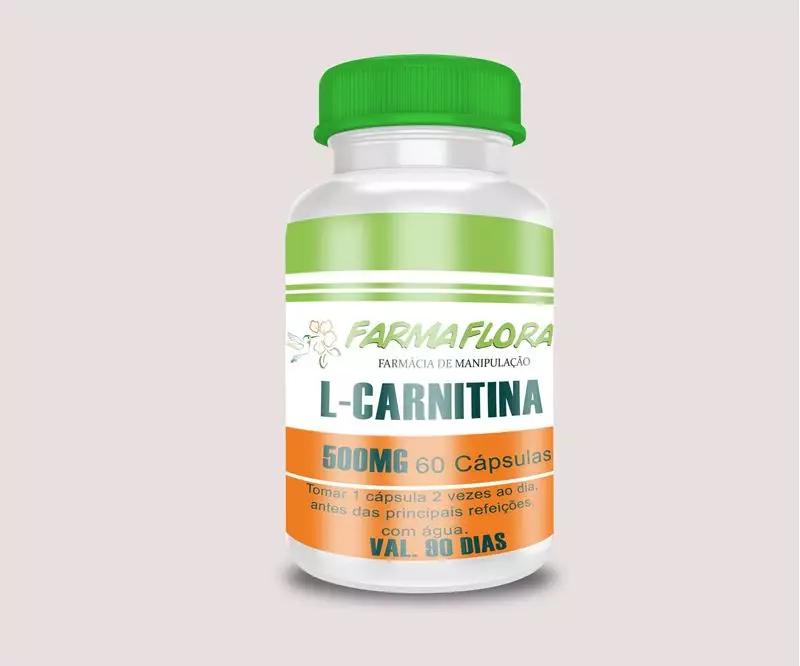 L-Carnitina 500mg 60 Cápsulas